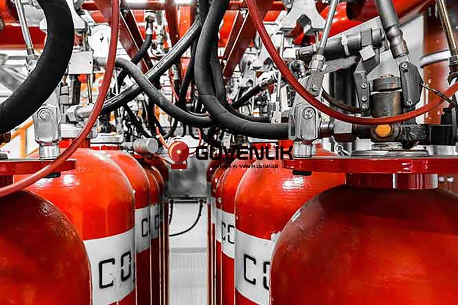 CO2 Karbondioksitli Söndürme Sistemleri - Güvenlik Yangın